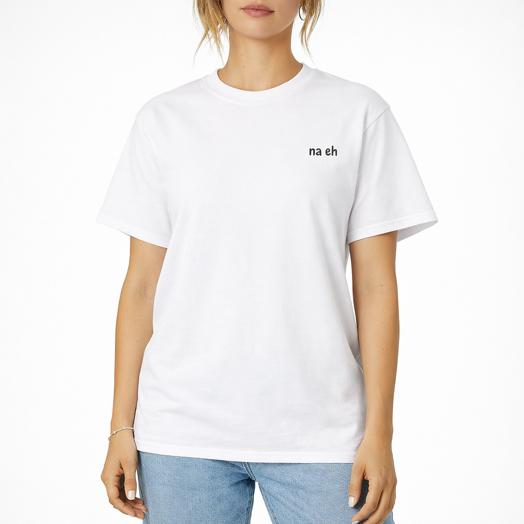 T-Shirt Dorfkind weiß/schwarz