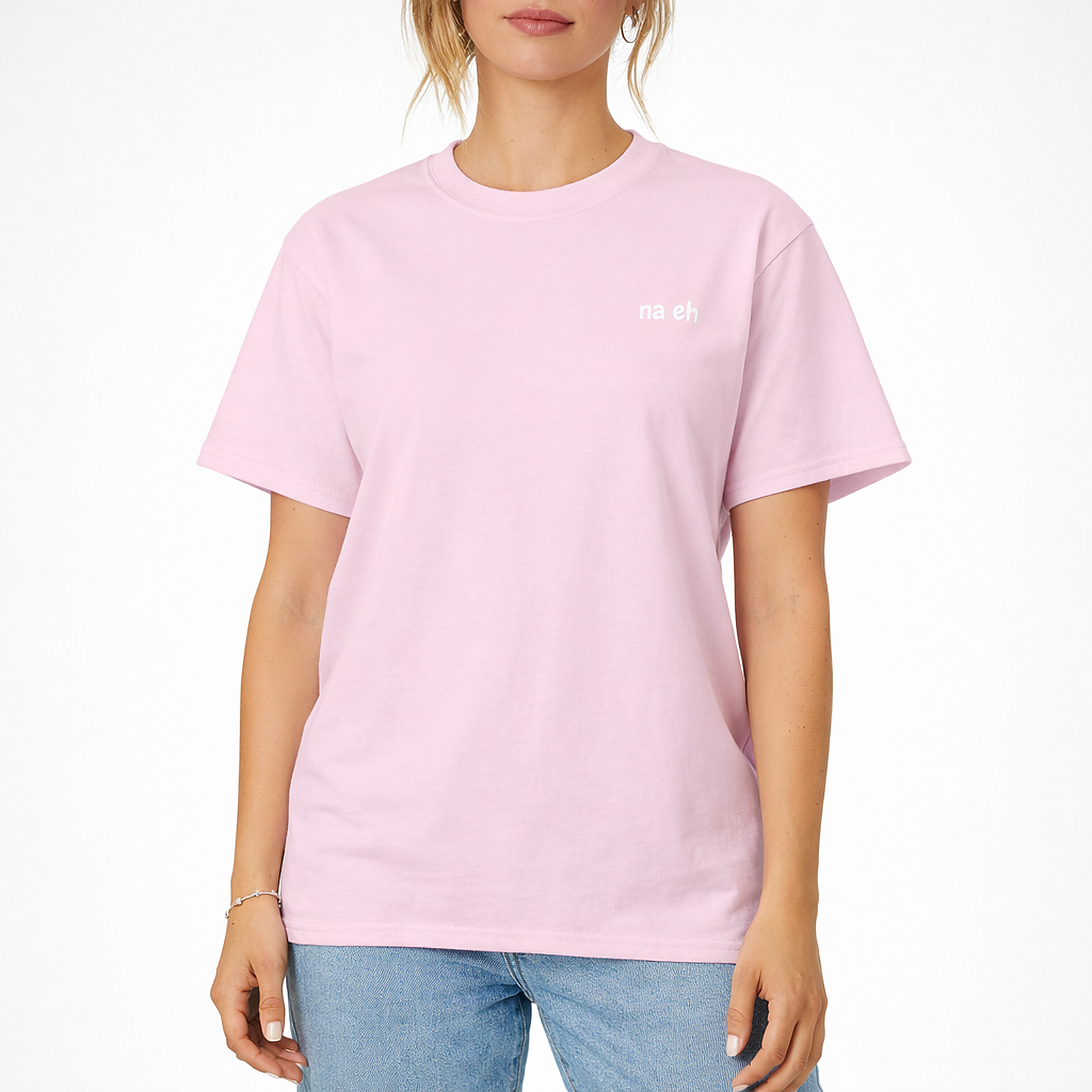 T-Shirt Dorfkind rosa/weiß